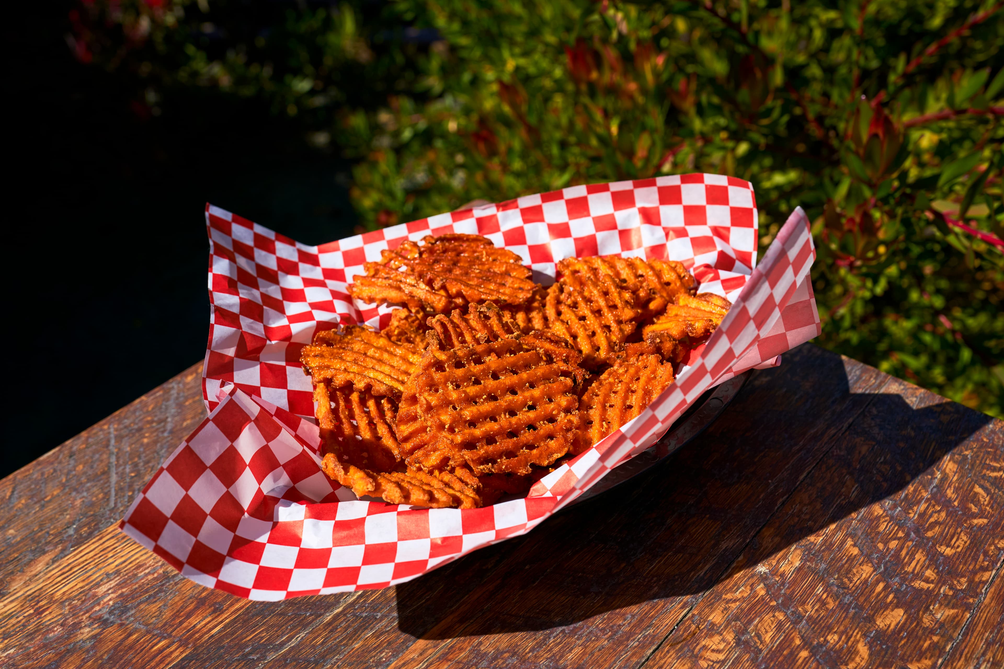 Sweet potato waffle fries